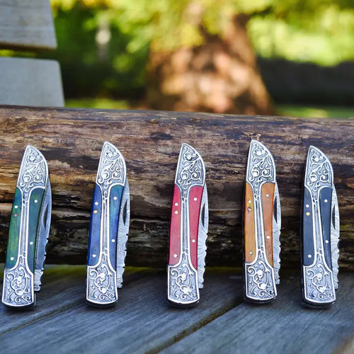 Folding Pocket Knife(4 Color Options)