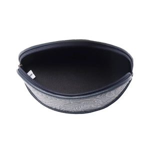 Myra Silver Creek Leather Sunglass Case
