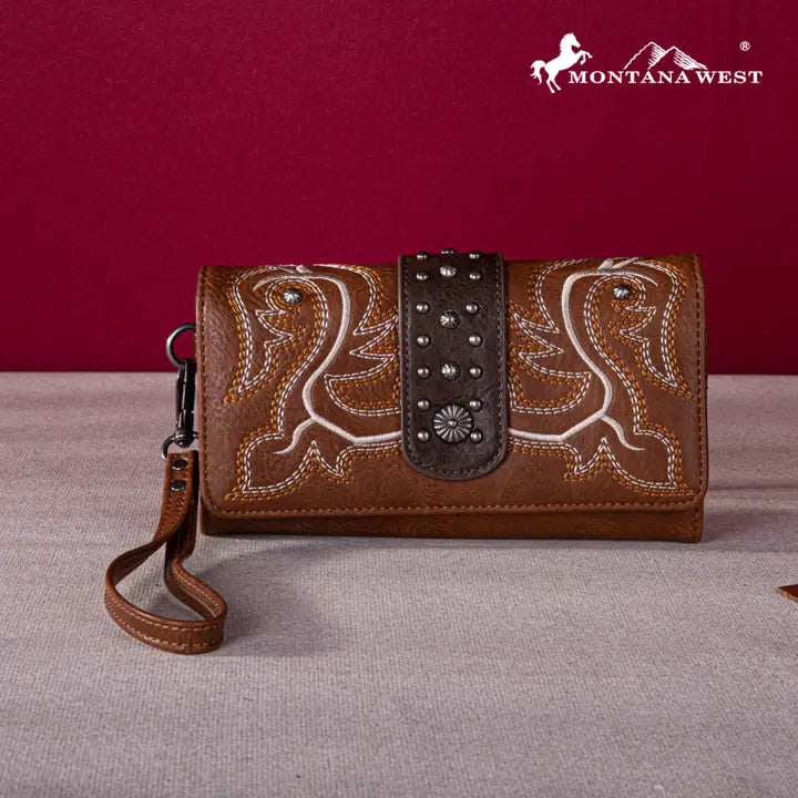 Montana West Embroidered Wallet