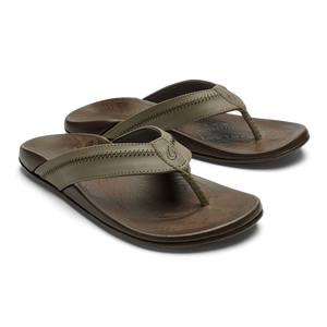 Olukai Men's Hiapo Sandals- Clay/Mustang