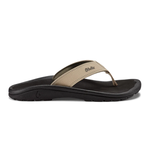 Olukai Men's Ohana- Linen/Black
