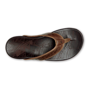 Olukai Men's Hikianalia Sandals- Tan/Dark Java