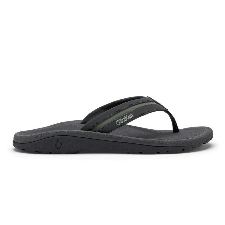 Olukai Men's Ohana Palua Sandals- Tradewind Grey