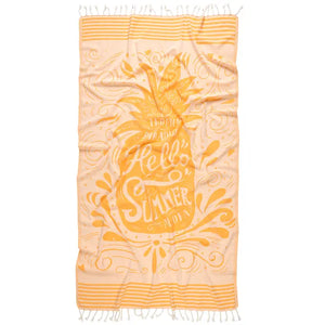 Hello Summer Beach Towels (3 color options)