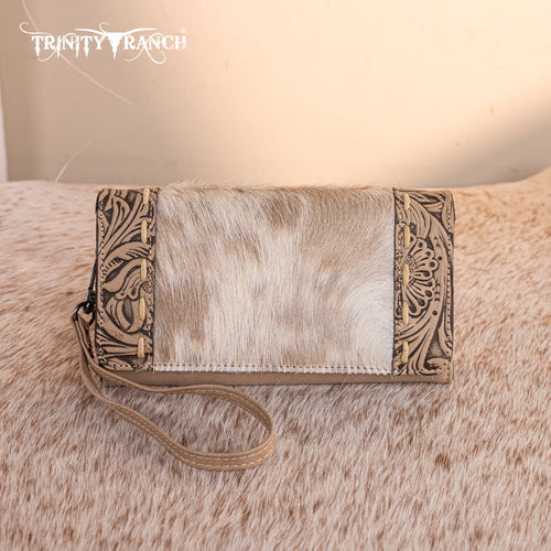 Trinity Ranch Hair-On Cowhide Toole Collection Wallet