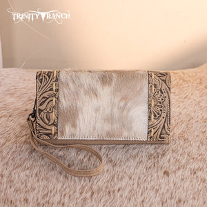 Trinity Ranch Hair-On Cowhide Toole Collection Wallet