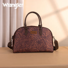 Wrangler Vintage Floral Printed Duffle Bag - Coffee