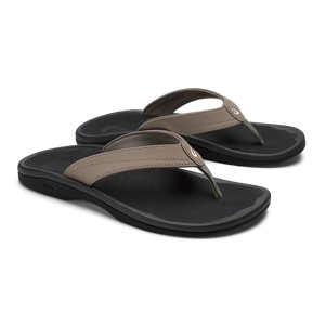 Olukai Women's Ohana- Warm Taupe/Black