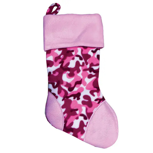 Pink and Camo Stocking 18