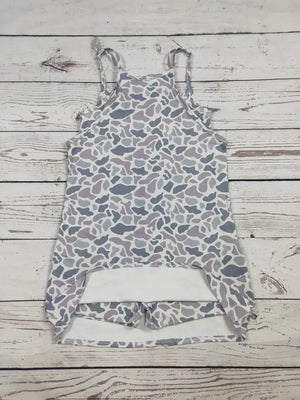 Women's Gray Camouflage Dress