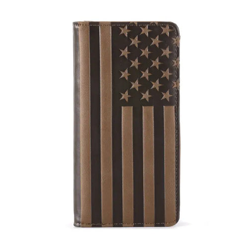 Men's Patriotic Bifold Leather Wallet