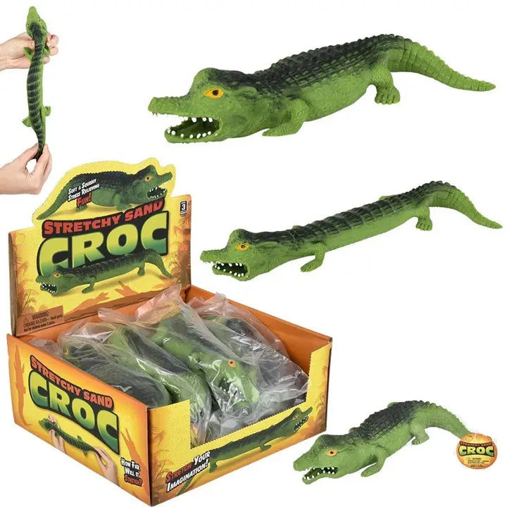 Crocodile Stretchy Sand Filled Fidget Kids Toy