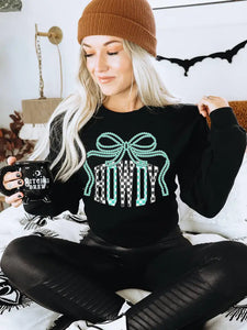 Howdy Checkered Sweatshirt