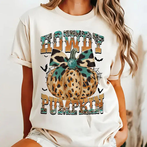 Howdy Pumpkin Western Tee