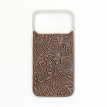 Myra Embossed Leather Phone Case