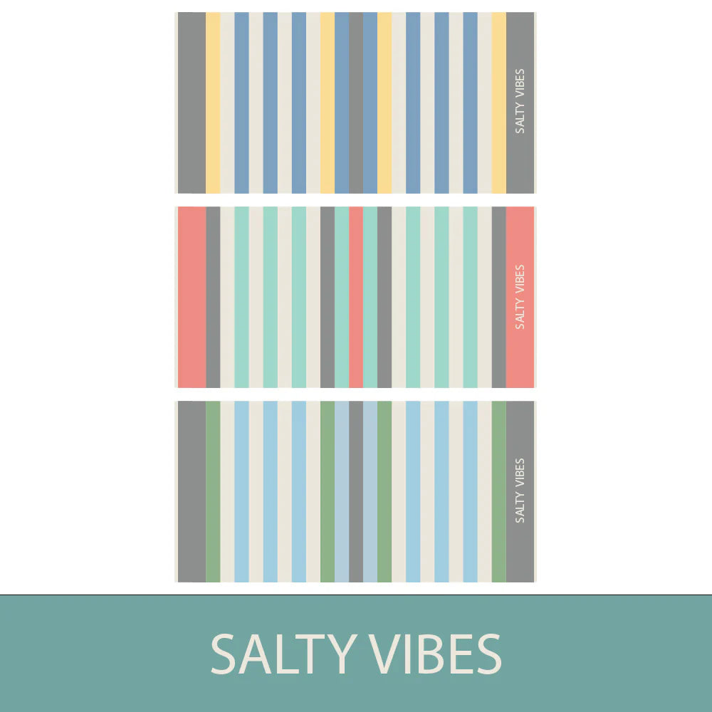Salty Vibes Beach Towel (3 color options)