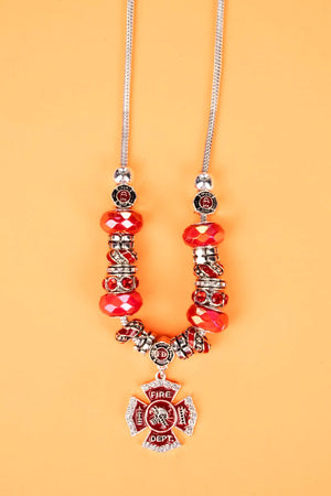 Sliding Bead Charm Necklace (3 OPTIONS)