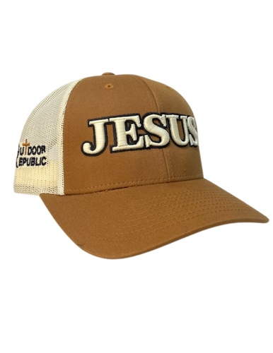 Jesus Snapback-Caramel/Birch Medium-Large