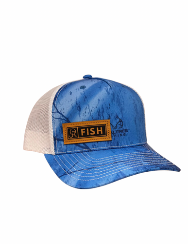 OR Fish Patch SnapBack-Realtree Fishing Blue/White