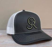 OR Logo Snapback-Charcoal/White