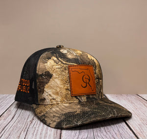 State Road Leather Patch Snapback - Terra Bayou/Light Charcoal/Terra Bayou