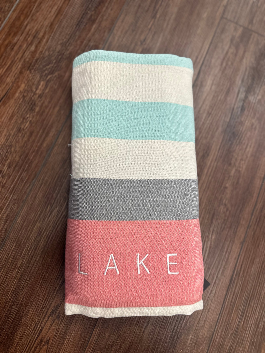 Lake Vibes Beach Towel (2 color options)