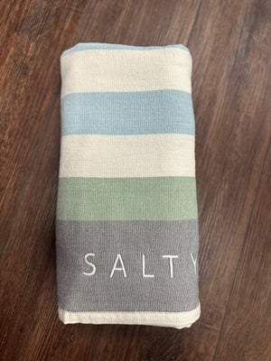 Salty Vibes Beach Towel (3 color options)