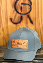 Outdoor Republic Trio Leather Patch Snapback (6 Color Options)