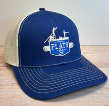 OR Flats Snapback Headwear- Royal Blue/White