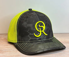 OR Logo Kryptek Snapback- Black Typhon/Yellow