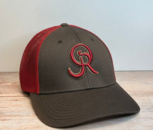 OR Logo Low-Profile Snapback- Coffee/Claret