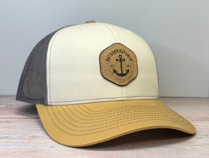 OR Anchor Cork Patch Snapback- Mink Beige/Charcoal/Amber