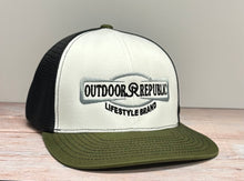 Outdoor Republic Lifestyle Brand- White/Charcoal/Moss