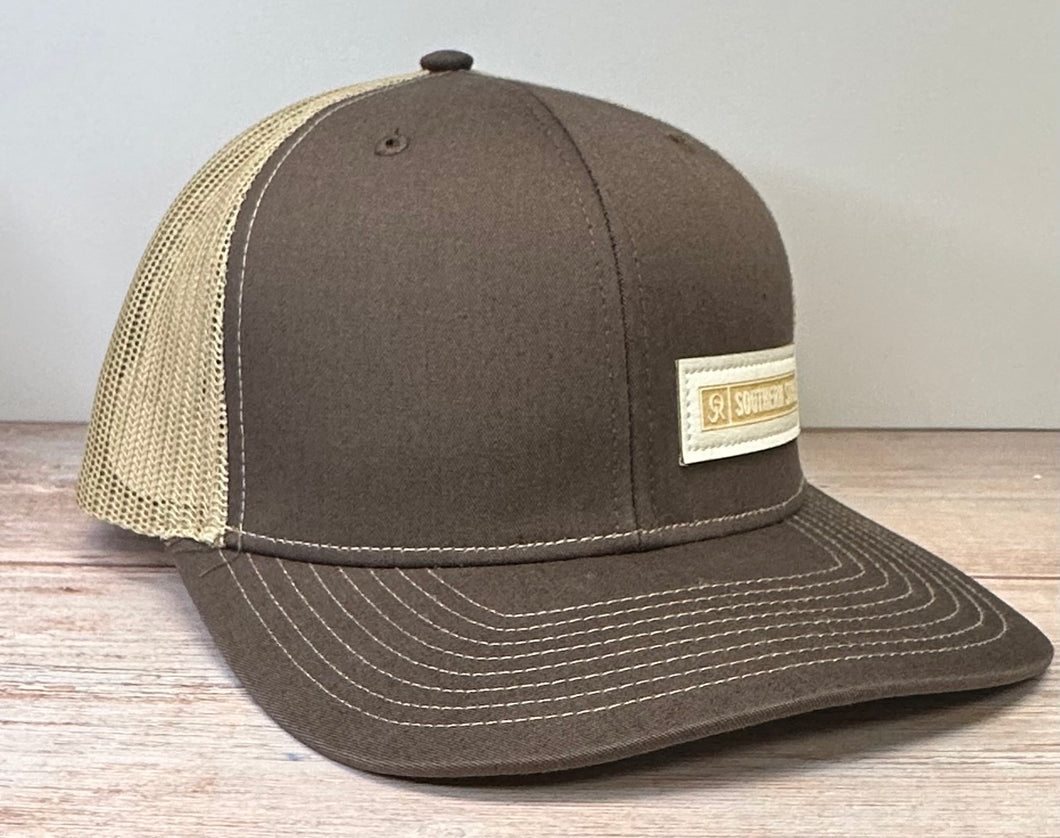 OR Southern Style Snapback- Brown/Khaki