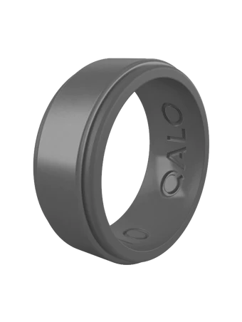 Qalo Step Edge Mens Ring