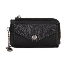 Montana West Genuine Leather Tooled Card Case RFID Wallet (2 color options)