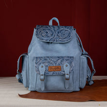 Wrangler Vintage Floral Tooled Backpack - Jean