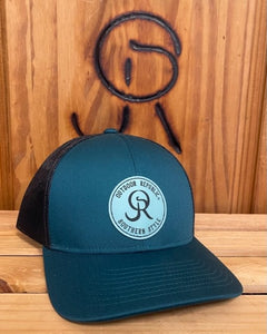 Southern Style Circle Leather Patch Low Profile Snapback