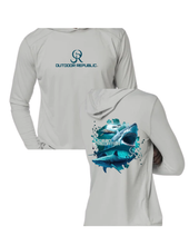 UPF 50 Hoodies Performance Long sleeve (multiple designs)