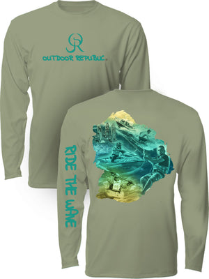 Ride The Wave - UPF 50 Performance Shirt (Unisex)
