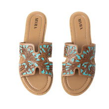 Myra Carmina Anne Sandals In Blue