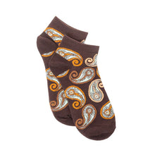 Myra Sunshine Swirl Suzie Ankle Socks In Brown