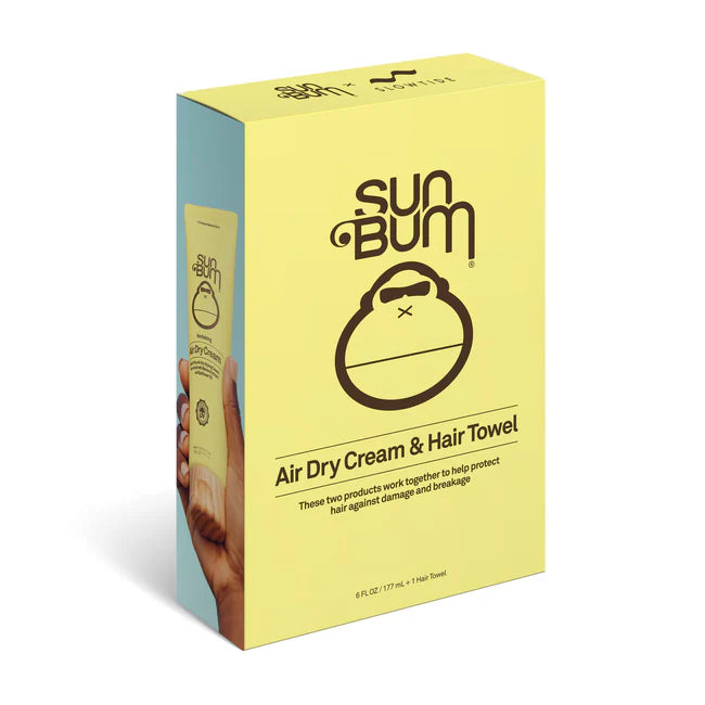 Sun Bum Air Dry Cream and Hair Towel Kit