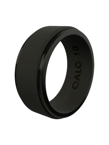Qalo Step Edge Mens Ring
