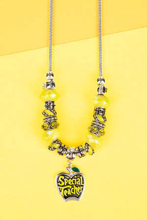 Sliding Bead Charm Necklace (3 OPTIONS)