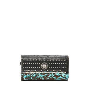 Trinity Ranch Hair-On Cowhide Collection Wallet