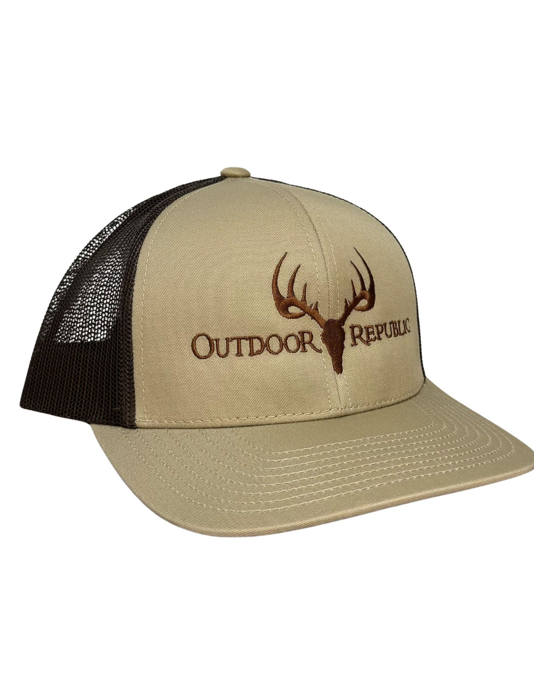 OR Buck Snapback- Khaki/Brown