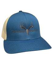 OR Buck Snapback- Ocean Blue/Beige