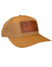 Leather OR Flag Snapback- Buck