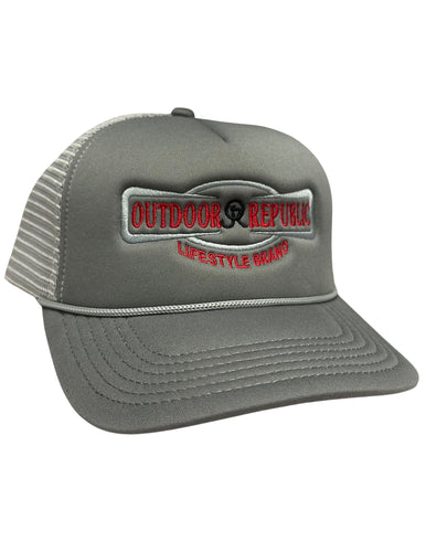 Foamie Lifestyle Brand Snapback Hat - Graphite